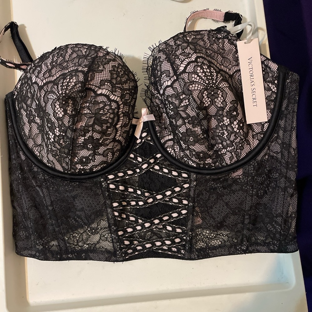 Victoria Secret Ribbon corset top